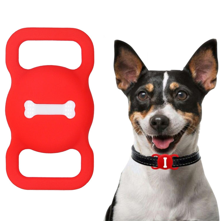 Shockproof Anti-scratch Silicone Case Protective Cover, Style: Bones, For AirTag