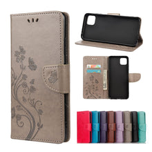 Load image into Gallery viewer, Butterfly Flower Pattern Horizontal Flip Leather Case with Holder &amp; Card Slots &amp; Wallet, For Samsung Galaxy A22 5G, For Sony Xperia 10 III, For Xiaomi Mi 11