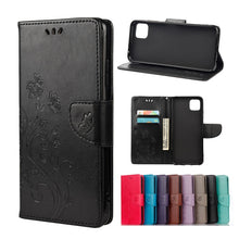 Load image into Gallery viewer, Butterfly Flower Pattern Horizontal Flip Leather Case with Holder &amp; Card Slots &amp; Wallet, For Samsung Galaxy A22 5G, For Sony Xperia 10 III, For Xiaomi Mi 11