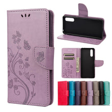 Load image into Gallery viewer, Butterfly Flower Pattern Horizontal Flip Leather Case with Holder &amp; Card Slots &amp; Wallet, For Samsung Galaxy A22 5G, For Sony Xperia 10 III, For Xiaomi Mi 11