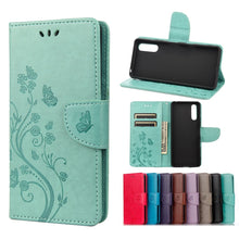 Load image into Gallery viewer, Butterfly Flower Pattern Horizontal Flip Leather Case with Holder &amp; Card Slots &amp; Wallet, For Samsung Galaxy A22 5G, For Sony Xperia 10 III, For Xiaomi Mi 11
