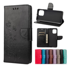 Load image into Gallery viewer, Butterfly Flower Pattern Horizontal Flip Leather Case with Holder &amp; Card Slots &amp; Wallet, For Samsung Galaxy A22 5G, For Sony Xperia 10 III, For Xiaomi Mi 11