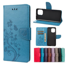 Load image into Gallery viewer, Butterfly Flower Pattern Horizontal Flip Leather Case with Holder &amp; Card Slots &amp; Wallet, For Samsung Galaxy A22 5G, For Sony Xperia 10 III, For Xiaomi Mi 11