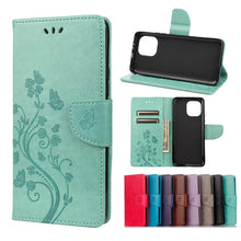 Load image into Gallery viewer, Butterfly Flower Pattern Horizontal Flip Leather Case with Holder &amp; Card Slots &amp; Wallet, For Samsung Galaxy A22 5G, For Sony Xperia 10 III, For Xiaomi Mi 11