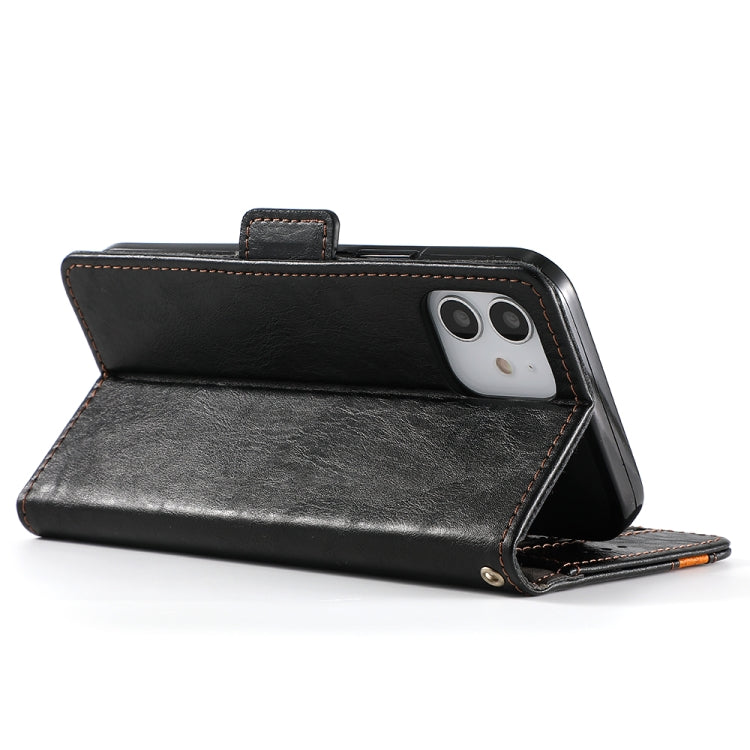 CaseNeo Business Splicing Dual Magnetic Buckle Horizontal Flip PU Leather Case with Holder & Card Slots & Wallet, For iPhone 12 / 12 Pro, For iPhone 12 Pro Max, For iPhone 11 Pro, For iPhone 11, For iPhone 11 Pro Max