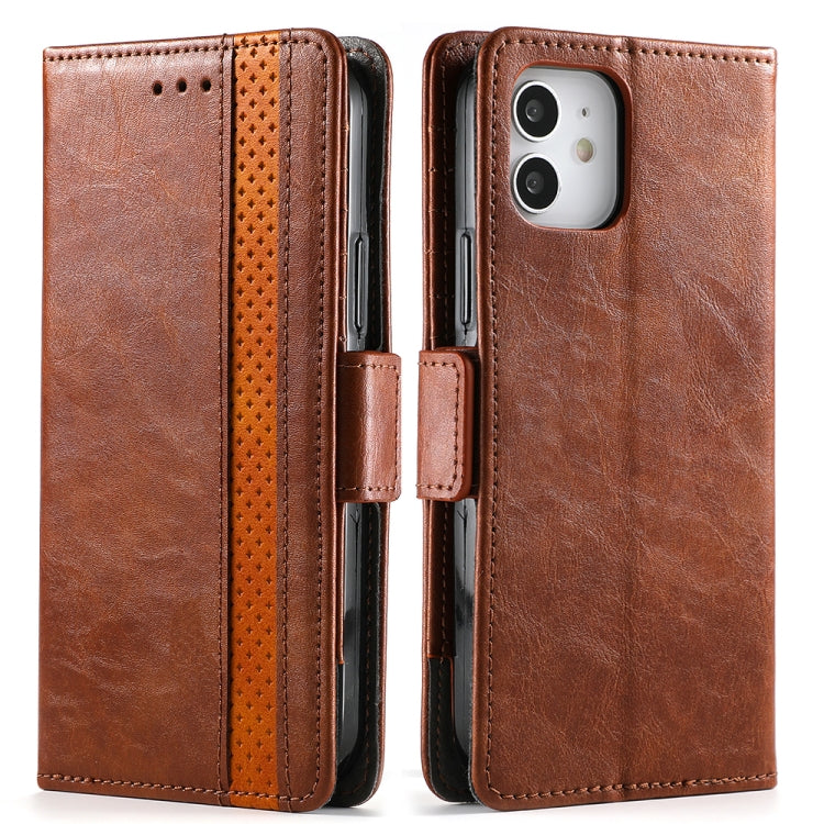 CaseNeo Business Splicing Dual Magnetic Buckle Horizontal Flip PU Leather Case with Holder & Card Slots & Wallet, For iPhone 12 / 12 Pro, For iPhone 12 Pro Max, For iPhone 11 Pro, For iPhone 11, For iPhone 11 Pro Max