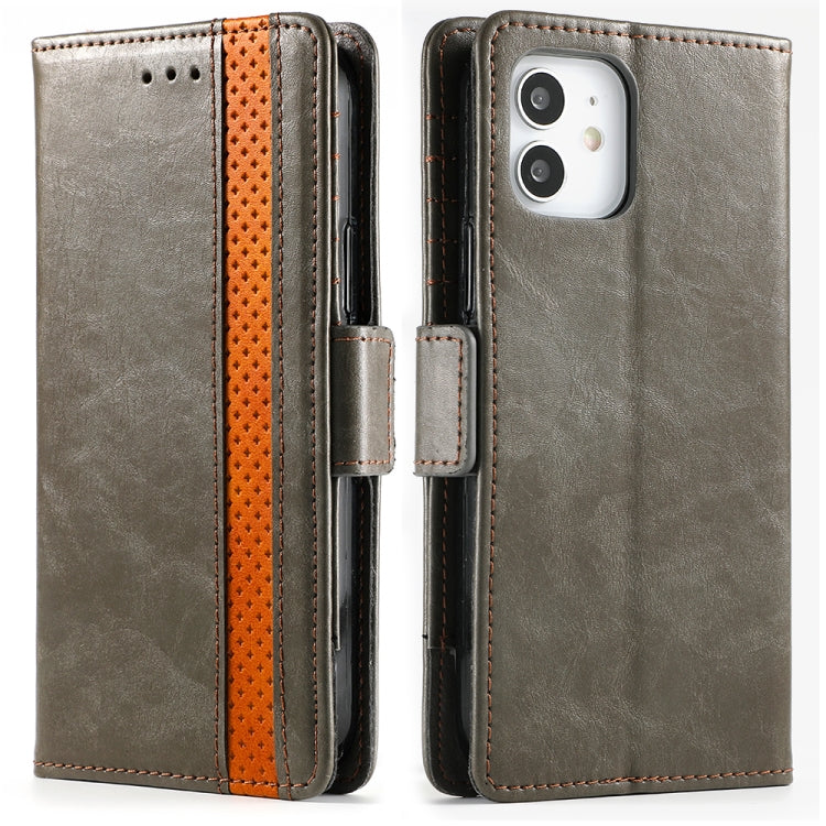 CaseNeo Business Splicing Dual Magnetic Buckle Horizontal Flip PU Leather Case with Holder & Card Slots & Wallet, For iPhone 12 / 12 Pro, For iPhone 12 Pro Max, For iPhone 11 Pro, For iPhone 11, For iPhone 11 Pro Max