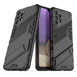 Punk Armor 2 in 1 PC + TPU Shockproof Case with Invisible Holder, For Samsung Galaxy A32 4G
