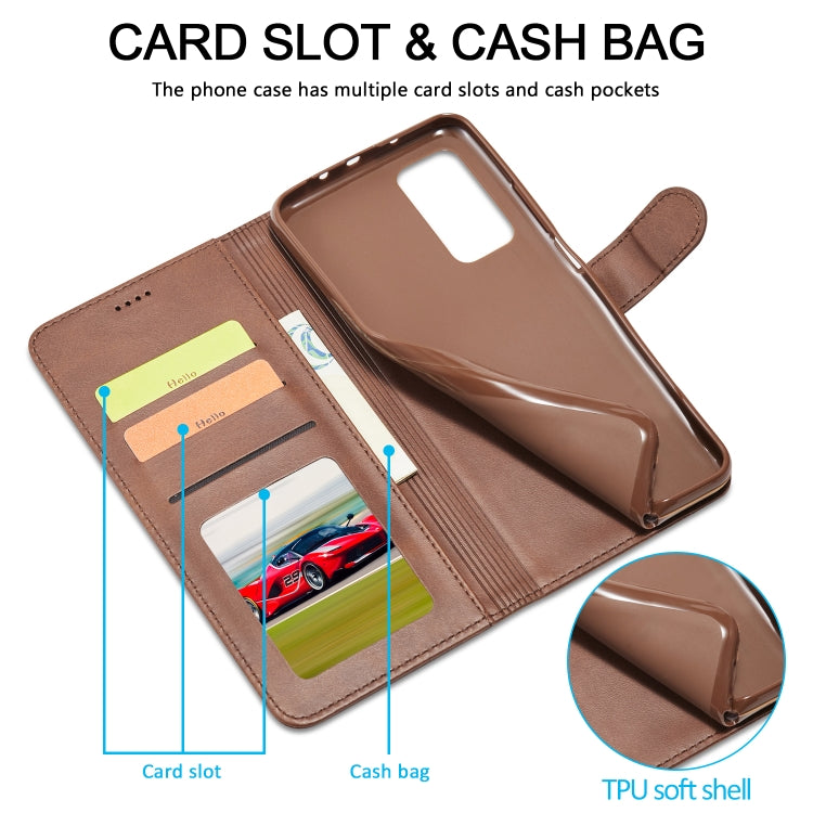 LC.IMEEKE Calf Texture Horizontal Flip Leather Case with Holder & Card Slots & Wallet, For Xiaomi Redmi Note 10 5G / Poco M3 Pro, For Samsung Galaxy A03s 164mm, For Samsung Galaxy A22 4G