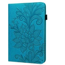 Lace Flower Embossing Pattern Horizontal Flip Leather Case with Holder & Card Slots & Wallet & Photo Frame & Sleep / Wake-up Function, For iPad 9.7 2018 / 9.7  2017 / Air 2 / Air, For iPad mini  2019 / 4 / 3 / 2 / 1, For iPad Pro 10.5 2017 / 10.2 2019 ...