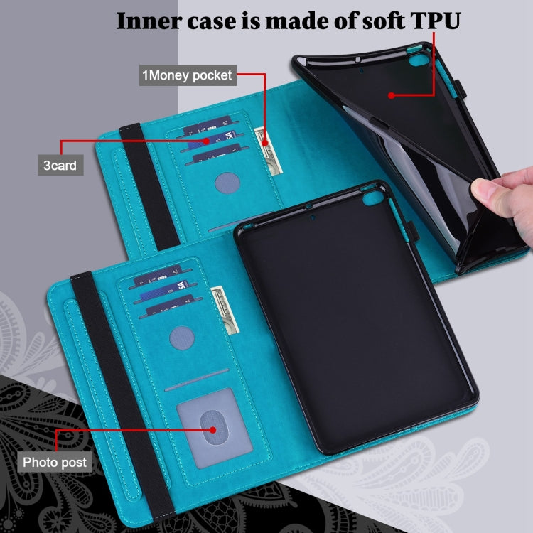 Lace Flower Embossing Pattern Horizontal Flip Leather Case with Holder & Card Slots & Wallet & Photo Frame & Sleep / Wake-up Function, For iPad 9.7 2018 / 9.7  2017 / Air 2 / Air, For iPad mini  2019 / 4 / 3 / 2 / 1, For iPad Pro 10.5 2017 / 10.2 2019 ...
