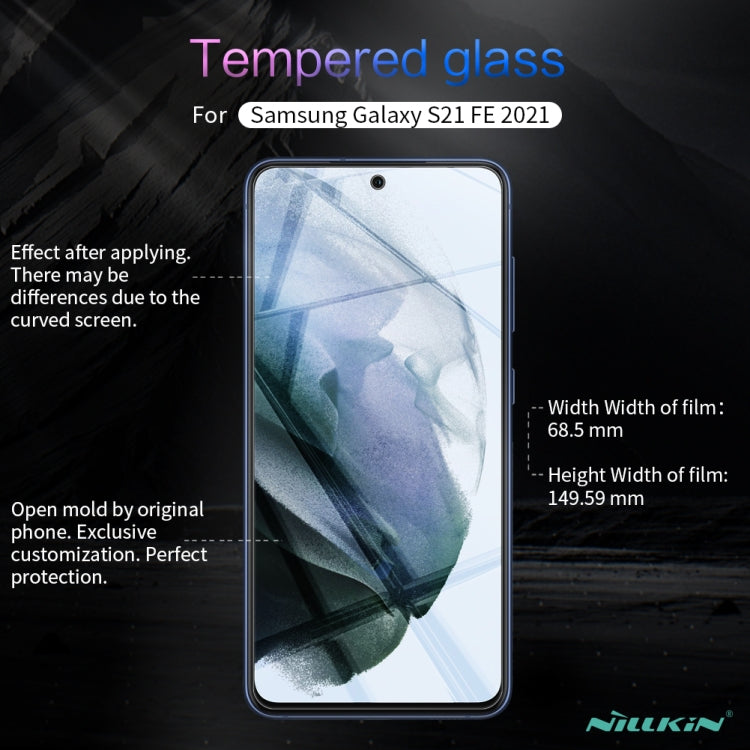 NILLKIN 0.33mm 9H Amazing H Explosion-proof Tempered Glass Film, For Samsung Galaxy S21 FE 5G