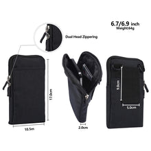 Load image into Gallery viewer, Universal Fashion Waterproof Casual Mobile Phone Waist Diagonal Bag, For 6.7-6.9 inch Phones, For 7.2 inch and Below Phones