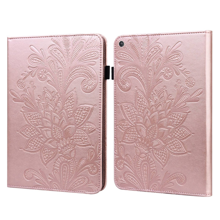 Lace Flower Embossing Pattern Horizontal Flip Leather Case with Holder & Card Slots & Wallet & Photo Frame, For Huawei MediaPad M5 Lite, For Amazon Kindle Fire HD 8 2019/2018/2017/2016, For Amazon Kindle Fire HD 10 2021 / HD 10 Plus 2021               ...