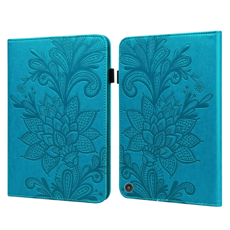 Lace Flower Embossing Pattern Horizontal Flip Leather Case with Holder & Card Slots & Wallet & Photo Frame, For Huawei MediaPad M5 Lite, For Amazon Kindle Fire HD 8 2019/2018/2017/2016, For Amazon Kindle Fire HD 10 2021 / HD 10 Plus 2021               ...