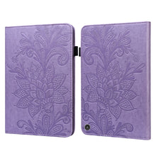 Load image into Gallery viewer, Lace Flower Embossing Pattern Horizontal Flip Leather Case with Holder &amp; Card Slots &amp; Wallet &amp; Photo Frame, For Huawei MediaPad M5 Lite, For Amazon Kindle Fire HD 8 2019/2018/2017/2016, For Amazon Kindle Fire HD 10 2021 / HD 10 Plus 2021               ...