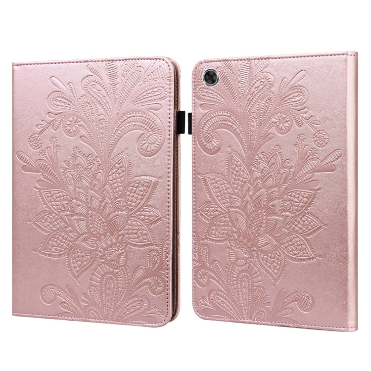 Lace Flower Embossing Pattern Horizontal Flip Leather Case with Holder & Card Slots & Wallet & Photo Frame, For Huawei MediaPad M5 Lite, For Amazon Kindle Fire HD 8 2019/2018/2017/2016, For Amazon Kindle Fire HD 10 2021 / HD 10 Plus 2021               ...