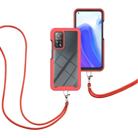 Starry Sky Solid Color Series Shockproof PC + TPU Protective Case with Neck Strap, For Xiaomi Mi 10T / 10T Pro, For Xiaomi Mi 10T Lite, For Xiaomi Poco M3 / Redmi Note 9 4G, For Xiaomi Poco X3 NFC, For Xiaomi Redmi Note 9 5G / Redmi Note 9T 5G         ...