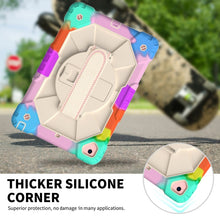 Load image into Gallery viewer, Contrast Color Robot Shockproof Silicon + PC Protective Case with Holder &amp; Shoulder Strap, For iPad 9.7 (2018) &amp; (2017) / Air 2 / Air