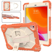 Load image into Gallery viewer, Contrast Color Robot Shockproof Silicon + PC Protective Case with Holder &amp; Shoulder Strap, For iPad 9.7 (2018) &amp; (2017) / Air 2 / Air