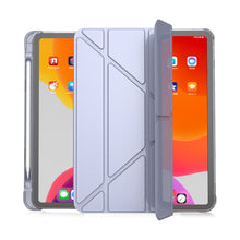 Load image into Gallery viewer, Multi-folding Horizontal Flip PU Leather + TPU Aitbag Shockproof Half Paste Case with Holder &amp; Pen Slot &amp; Sleep / Wake-up Function, For iPad Pro 11 2022 / 2020/2021