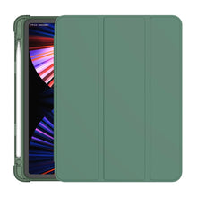Load image into Gallery viewer, 3-folding Horizontal Flip PU Leather + TPU Aitbag Shockproof Half Paste Case with Holder &amp; Pen Slot &amp; Sleep / Wake-up Function, For iPad Pro 11 2022 / 2020/2021