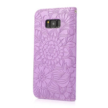 Load image into Gallery viewer, Skin Feel Embossed Sunflower Horizontal Flip Leather Case with Holder &amp; Card Slots &amp; Wallet &amp; Lanyard, For Samsung Galaxy S8+, For Samsung Galaxy A12, For Samsung Galaxy A42 5G, For Samsung Galaxy A32 4G, For Samsung Galaxy A32 5G, For Samsung Galaxy A...