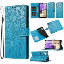 Load image into Gallery viewer, Skin Feel Embossed Sunflower Horizontal Flip Leather Case with Holder &amp; Card Slots &amp; Wallet &amp; Lanyard, For Samsung Galaxy S8+, For Samsung Galaxy A12, For Samsung Galaxy A42 5G, For Samsung Galaxy A32 4G, For Samsung Galaxy A32 5G, For Samsung Galaxy A...