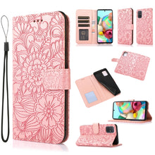 Load image into Gallery viewer, Skin Feel Embossed Sunflower Horizontal Flip Leather Case with Holder &amp; Card Slots &amp; Wallet &amp; Lanyard, For Samsung Galaxy S8+, For Samsung Galaxy A12, For Samsung Galaxy A42 5G, For Samsung Galaxy A32 4G, For Samsung Galaxy A32 5G, For Samsung Galaxy A...