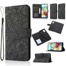 Load image into Gallery viewer, Skin Feel Embossed Sunflower Horizontal Flip Leather Case with Holder &amp; Card Slots &amp; Wallet &amp; Lanyard, For Samsung Galaxy S8+, For Samsung Galaxy A12, For Samsung Galaxy A42 5G, For Samsung Galaxy A32 4G, For Samsung Galaxy A32 5G, For Samsung Galaxy A...