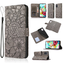 Load image into Gallery viewer, Skin Feel Embossed Sunflower Horizontal Flip Leather Case with Holder &amp; Card Slots &amp; Wallet &amp; Lanyard, For Samsung Galaxy S8+, For Samsung Galaxy A12, For Samsung Galaxy A42 5G, For Samsung Galaxy A32 4G, For Samsung Galaxy A32 5G, For Samsung Galaxy A...