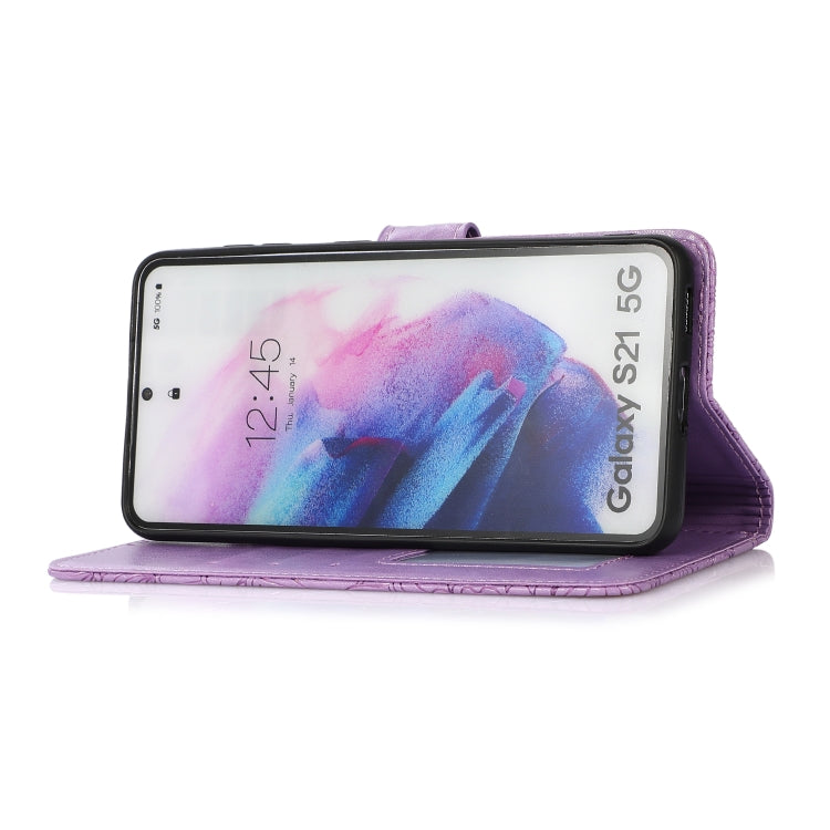 Skin Feel Embossed Sunflower Horizontal Flip Leather Case with Holder & Card Slots & Wallet & Lanyard, For Samsung Galaxy S21 5G, For Samsung Galaxy S21 FE, For Samsung Galaxy A21s, For Samsung Galaxy Note20, For Samsung Galaxy 5G / 4G                 ...