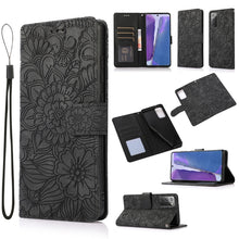 Load image into Gallery viewer, Skin Feel Embossed Sunflower Horizontal Flip Leather Case with Holder &amp; Card Slots &amp; Wallet &amp; Lanyard, For Samsung Galaxy S21 5G, For Samsung Galaxy S21 FE, For Samsung Galaxy A21s, For Samsung Galaxy Note20, For Samsung Galaxy 5G / 4G                 ...