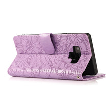 Load image into Gallery viewer, Skin Feel Embossed Sunflower Horizontal Flip Leather Case with Holder &amp; Card Slots &amp; Wallet &amp; Lanyard, For Samsung Galaxy Note9, For Samsung Galaxy Note20 Ultra, For Samsung Galaxy S20 Ultra, For Samsung Galaxy S21 Ultra 5G, For Samsung Galaxy A30s    ...