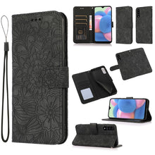 Load image into Gallery viewer, Skin Feel Embossed Sunflower Horizontal Flip Leather Case with Holder &amp; Card Slots &amp; Wallet &amp; Lanyard, For Samsung Galaxy Note9, For Samsung Galaxy Note20 Ultra, For Samsung Galaxy S20 Ultra, For Samsung Galaxy S21 Ultra 5G, For Samsung Galaxy A30s    ...
