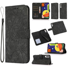 Load image into Gallery viewer, Skin Feel Embossed Sunflower Horizontal Flip Leather Case with Holder &amp; Card Slots &amp; Wallet &amp; Lanyard, For Samsung Galaxy Note9, For Samsung Galaxy Note20 Ultra, For Samsung Galaxy S20 Ultra, For Samsung Galaxy S21 Ultra 5G, For Samsung Galaxy A30s    ...