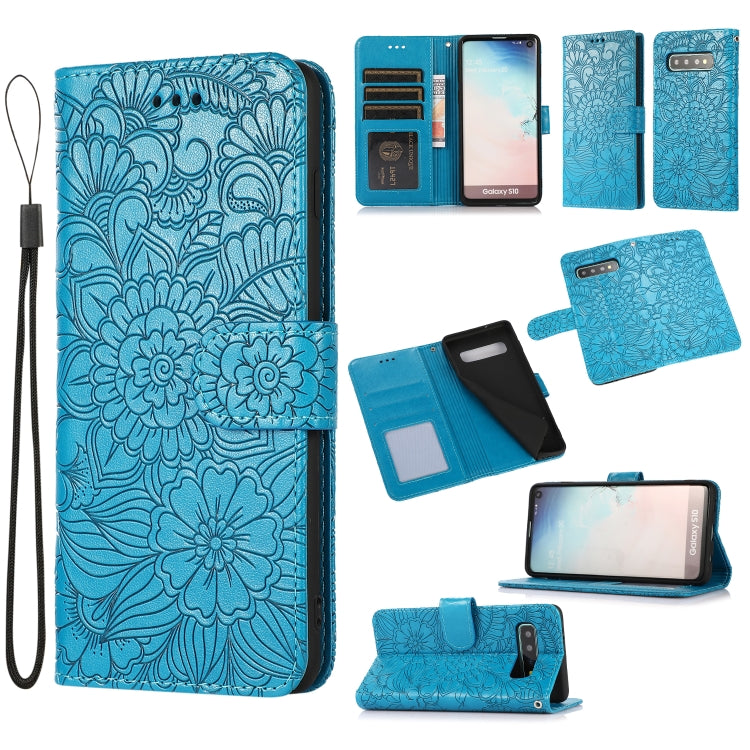 Skin Feel Embossed Sunflower Horizontal Flip Leather Case with Holder & Card Slots & Wallet & Lanyard, For Samsung Galaxy Note9, For Samsung Galaxy Note20 Ultra, For Samsung Galaxy S20 Ultra, For Samsung Galaxy S21 Ultra 5G, For Samsung Galaxy A30s    ...