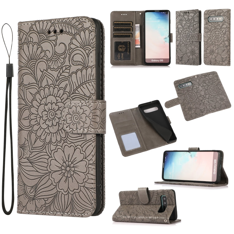 Skin Feel Embossed Sunflower Horizontal Flip Leather Case with Holder & Card Slots & Wallet & Lanyard, For Samsung Galaxy Note9, For Samsung Galaxy Note20 Ultra, For Samsung Galaxy S20 Ultra, For Samsung Galaxy S21 Ultra 5G, For Samsung Galaxy A30s    ...