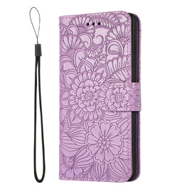Skin Feel Embossed Sunflower Horizontal Flip Leather Case with Holder & Card Slots & Wallet & Lanyard, For Samsung Galaxy S10+, For Samsung Galaxy S10e, For Samsung Galaxy A20s, For Samsung Galaxy A40, For Samsung Galaxy Note8, For Samsung Galaxy J6   ...