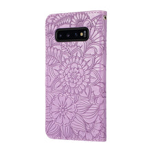 Load image into Gallery viewer, Skin Feel Embossed Sunflower Horizontal Flip Leather Case with Holder &amp; Card Slots &amp; Wallet &amp; Lanyard, For Samsung Galaxy S10+, For Samsung Galaxy S10e, For Samsung Galaxy A20s, For Samsung Galaxy A40, For Samsung Galaxy Note8, For Samsung Galaxy J6   ...