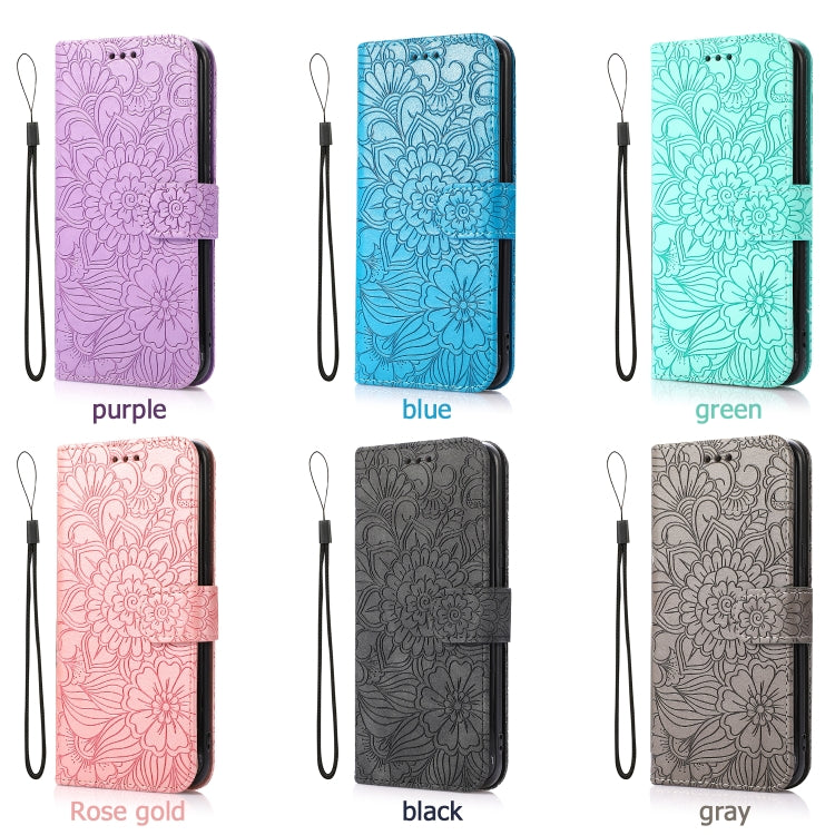Skin Feel Embossed Sunflower Horizontal Flip Leather Case with Holder & Card Slots & Wallet & Lanyard, For Samsung Galaxy S10+, For Samsung Galaxy S10e, For Samsung Galaxy A20s, For Samsung Galaxy A40, For Samsung Galaxy Note8, For Samsung Galaxy J6   ...