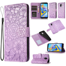 Load image into Gallery viewer, Skin Feel Embossed Sunflower Horizontal Flip Leather Case with Holder &amp; Card Slots &amp; Wallet &amp; Lanyard, For Samsung Galaxy S10+, For Samsung Galaxy S10e, For Samsung Galaxy A20s, For Samsung Galaxy A40, For Samsung Galaxy Note8, For Samsung Galaxy J6   ...