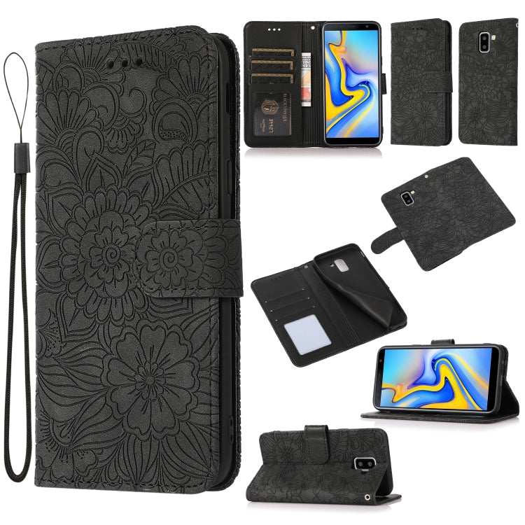 Skin Feel Embossed Sunflower Horizontal Flip Leather Case with Holder & Card Slots & Wallet & Lanyard, For Samsung Galaxy S10+, For Samsung Galaxy S10e, For Samsung Galaxy A20s, For Samsung Galaxy A40, For Samsung Galaxy Note8, For Samsung Galaxy J6   ...