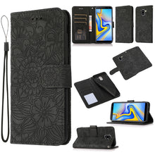 Load image into Gallery viewer, Skin Feel Embossed Sunflower Horizontal Flip Leather Case with Holder &amp; Card Slots &amp; Wallet &amp; Lanyard, For Samsung Galaxy S10+, For Samsung Galaxy S10e, For Samsung Galaxy A20s, For Samsung Galaxy A40, For Samsung Galaxy Note8, For Samsung Galaxy J6   ...