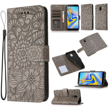 Load image into Gallery viewer, Skin Feel Embossed Sunflower Horizontal Flip Leather Case with Holder &amp; Card Slots &amp; Wallet &amp; Lanyard, For Samsung Galaxy S10+, For Samsung Galaxy S10e, For Samsung Galaxy A20s, For Samsung Galaxy A40, For Samsung Galaxy Note8, For Samsung Galaxy J6   ...