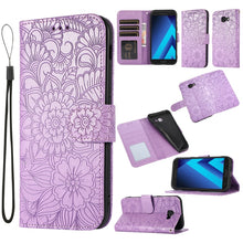 Load image into Gallery viewer, Skin Feel Embossed Sunflower Horizontal Flip Leather Case with Holder &amp; Card Slots &amp; Wallet &amp; Lanyard, For Samsung Galaxy S10+, For Samsung Galaxy S10e, For Samsung Galaxy A20s, For Samsung Galaxy A40, For Samsung Galaxy Note8, For Samsung Galaxy J6   ...