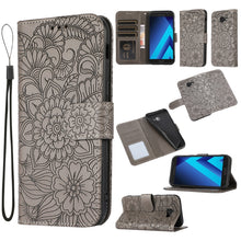 Load image into Gallery viewer, Skin Feel Embossed Sunflower Horizontal Flip Leather Case with Holder &amp; Card Slots &amp; Wallet &amp; Lanyard, For Samsung Galaxy S10+, For Samsung Galaxy S10e, For Samsung Galaxy A20s, For Samsung Galaxy A40, For Samsung Galaxy Note8, For Samsung Galaxy J6   ...