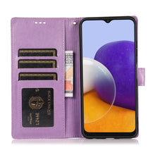 Load image into Gallery viewer, Skin Feel Embossed Sunflower Horizontal Flip Leather Case with Holder &amp; Card Slots &amp; Wallet &amp; Lanyard, For Samsung Galaxy A22 5G, For Samsung Galaxy A51