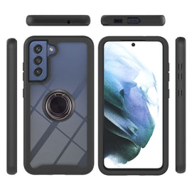 Starry Sky Solid Color Series Shockproof PC + TPU Protective Case with Ring Holder & Magnetic Function, For Samsung Galaxy S21 FE, For Samsung Galaxy S21 5G, For Samsung Galaxy S21+ 5G, For Samsung Galaxy S20 FE 4G / 5G, For Samsung Galaxy Note20      ...