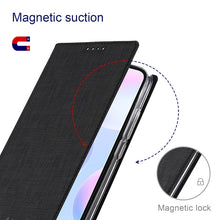 Load image into Gallery viewer, ViLi DMX Series Shockproof TPU + PU Leather Magnetic Attraction Horizontal Flip Case with Card Slot &amp; Holder, For Motorola Moto G Stylus 5G, For Samsung Galaxy A03s 4G 166mm